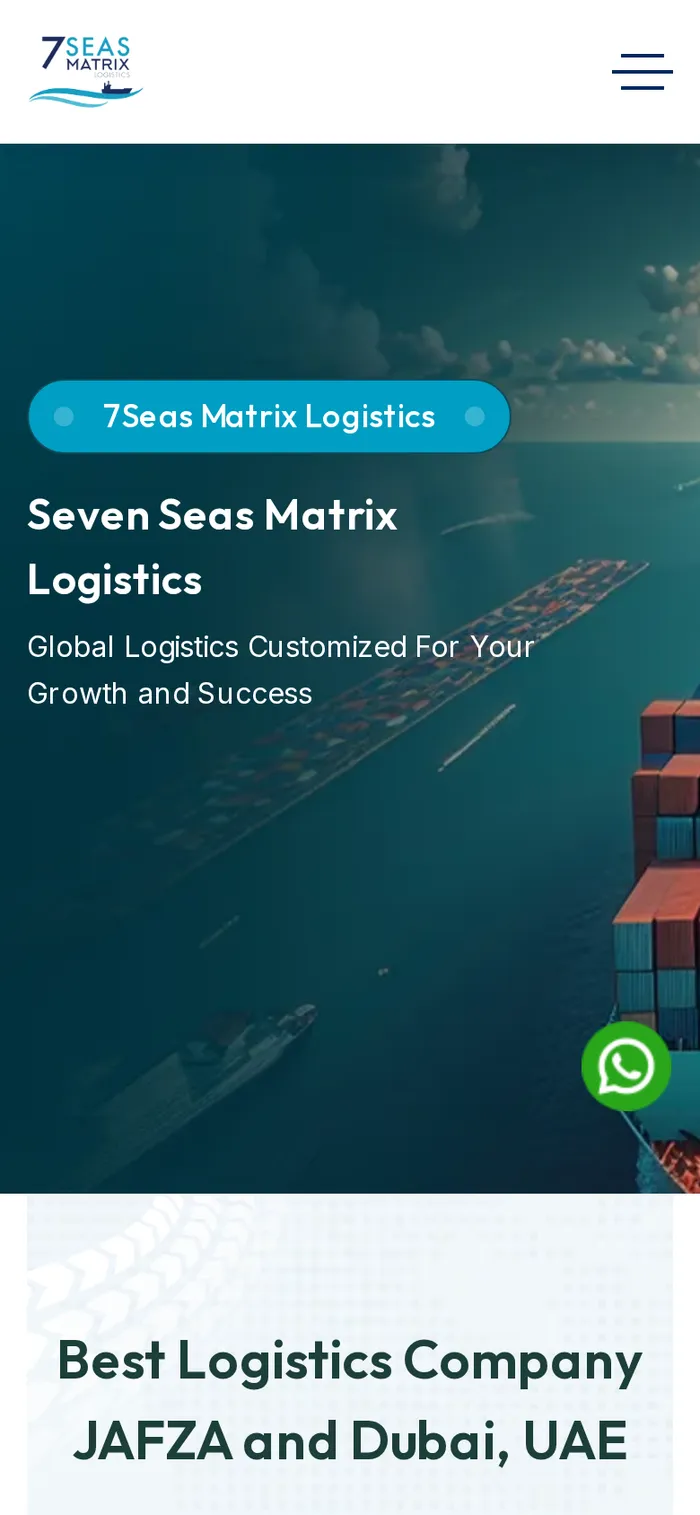 7 Seas Matrix Logistics on a phone