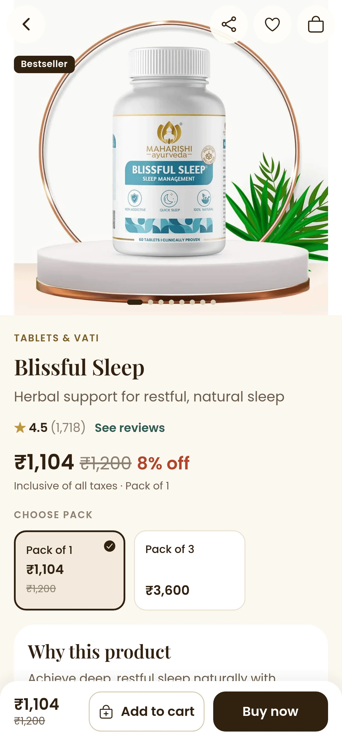 Maharishi Ayurveda: Product. Pack choice, price and ratings.